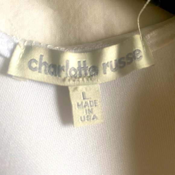 Platinum White Pleated Skater Dress, Size L - Picture 3 of 4